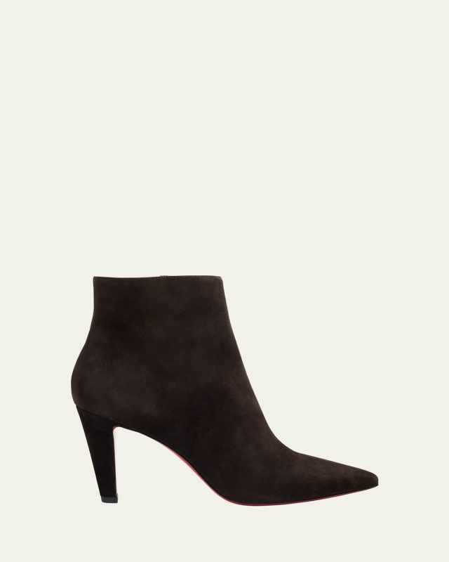 Vibella Suede Red Sole Booties